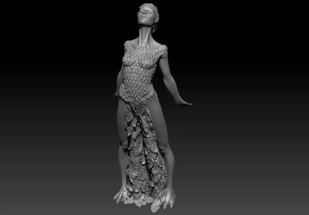 3D Scan to Fully Upscaled Physical Model - Sam Holland - Cerridwen Sculpture - Special Feature (Copyright Superscan 3D).