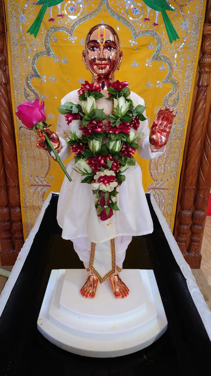 Author: Image courtesy of Shree Kutch Satsang Swaminarayan Temple Religious Deity Replicas UK - Deity