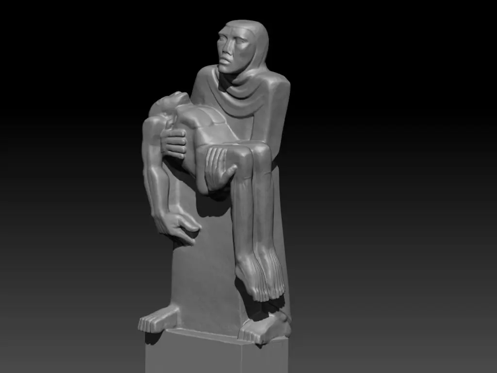 A priceless sculpture by Sir Jacob Epstein - TUC London Headquarters - Circa 1959