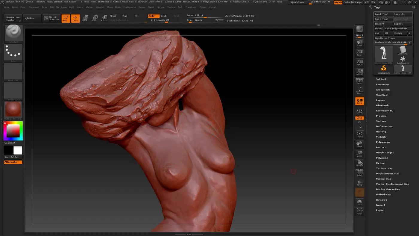 3D scan of work produced by Bushra Fakhoury - Author: Image taken by Superscan 3D with the permission of our client 3D scan of sculpture - UK - Superscan 3D
